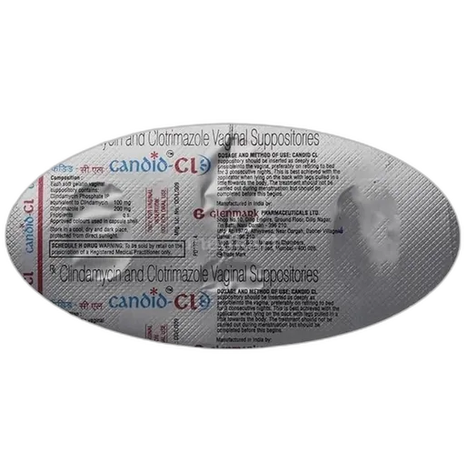 candid cl vaginal suppository 3's